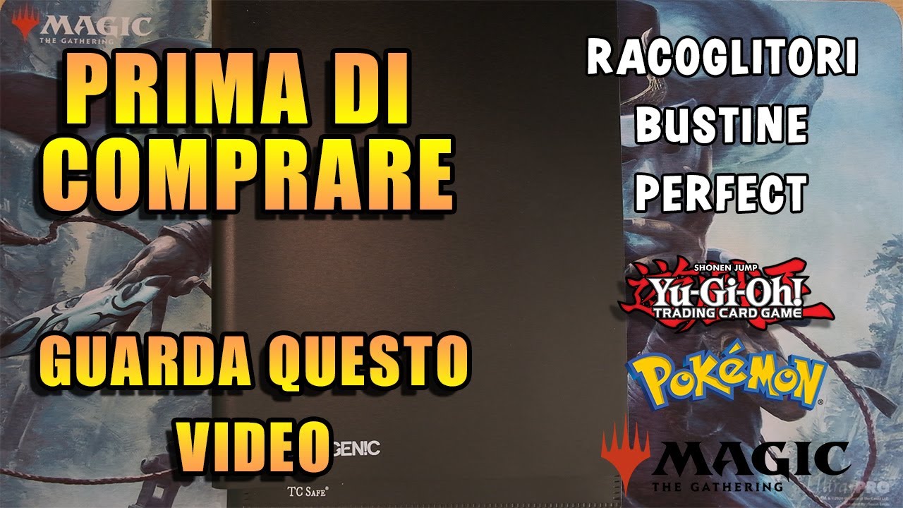 COME PROTEGGERE E COLLEZIONARE LE CARTE POKEMON, MAGIC, YUGIOH | RACCOGLITORI, BUSTINE E PERFECT