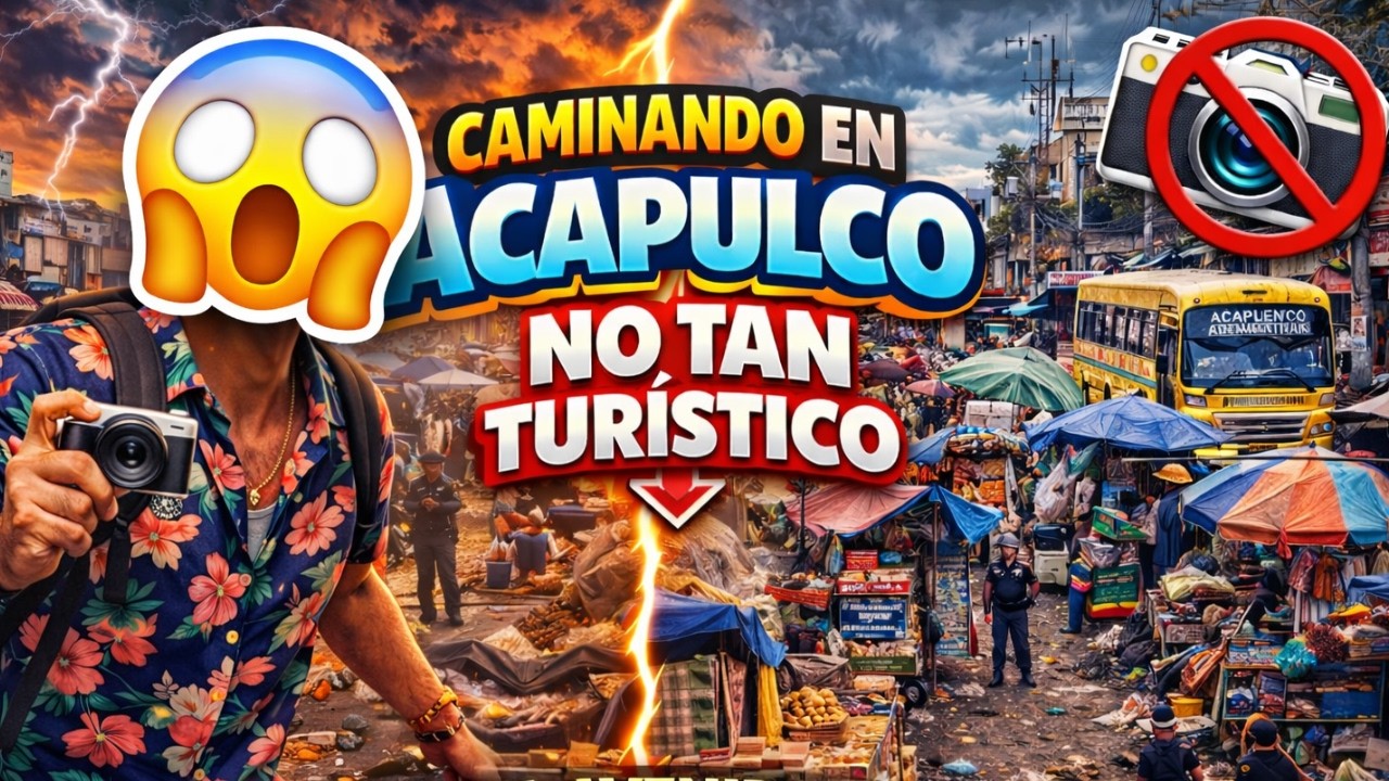 Caminé por una Avenida No Turística en Acapulco… y esto fue lo que encontré 😱