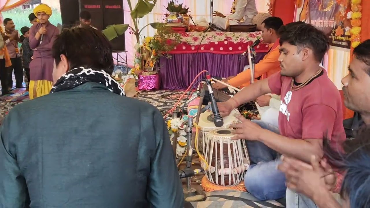 श्रीं मदभागबत कथा का आज तृतीय दिवस समाप्त हुआ राधे राधे 