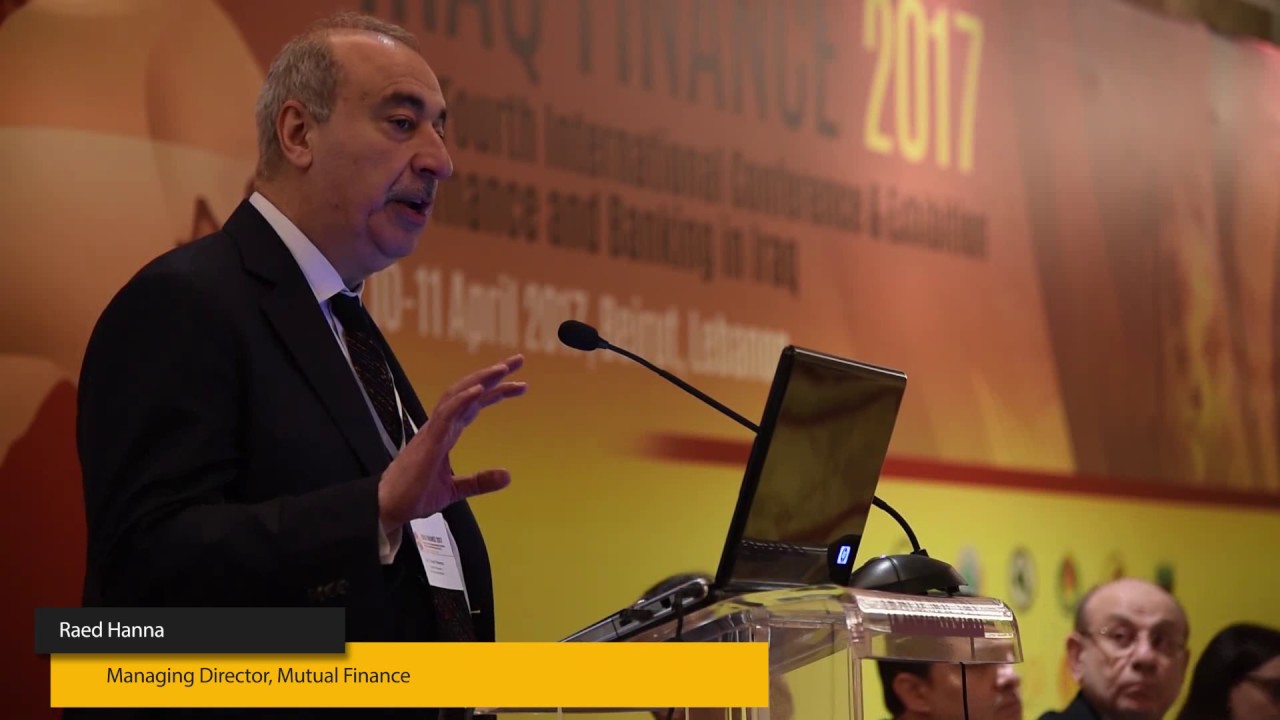 Iraq Finance 2017, Speech by Mr Raed Hanna