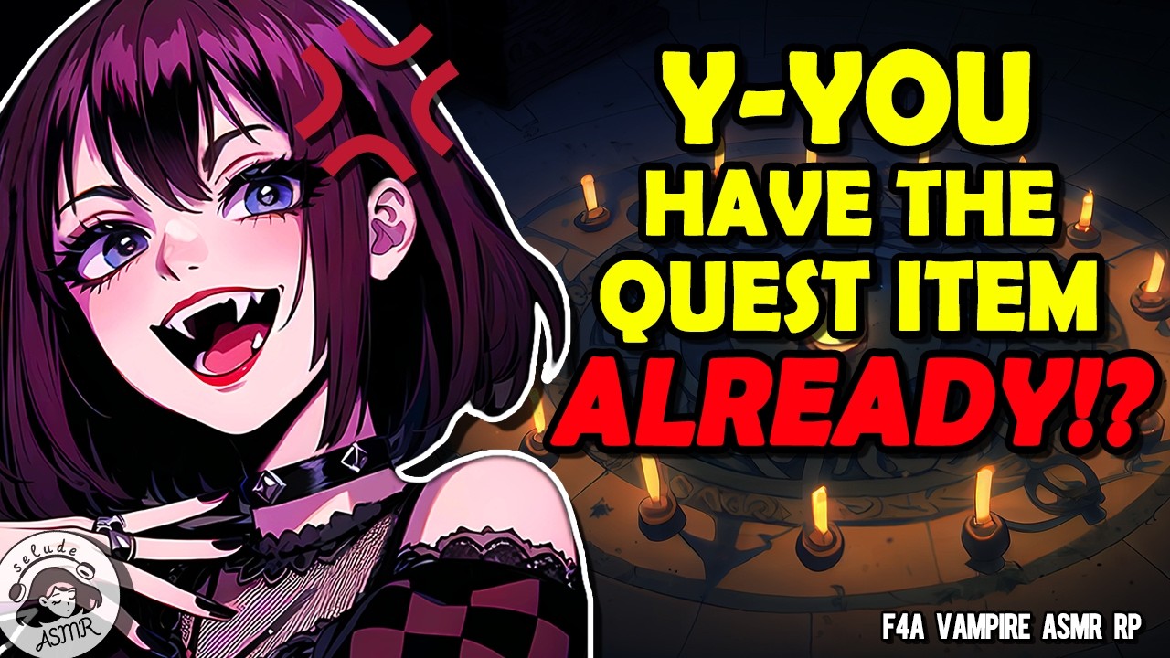 Taming a Cocky Vampire Girl Who Falls in Love with You! 🦇 [F4A] [Vampire Girlfriend ASMR RP]