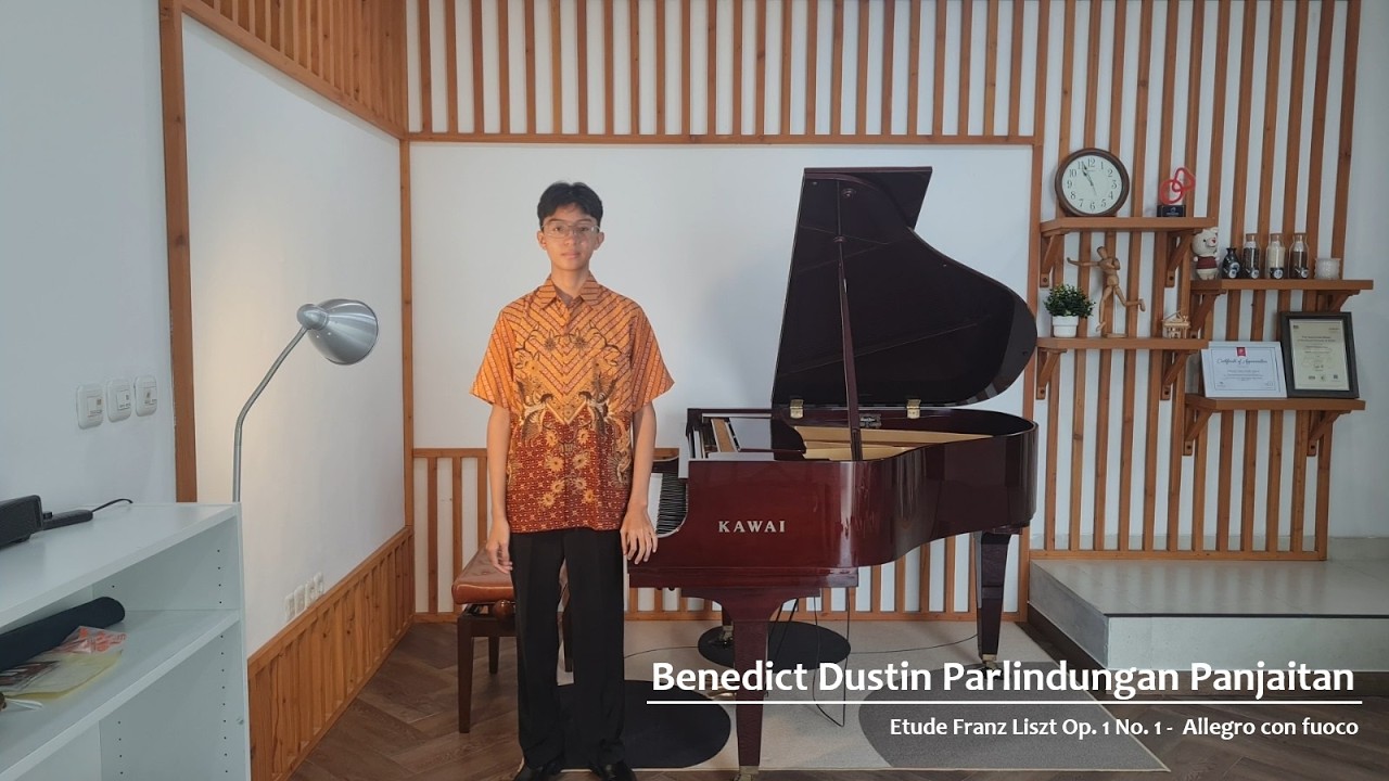 Benedict Dustin Parlindungan Panjaitan - Etude Franz Liszt Op.1 No.1