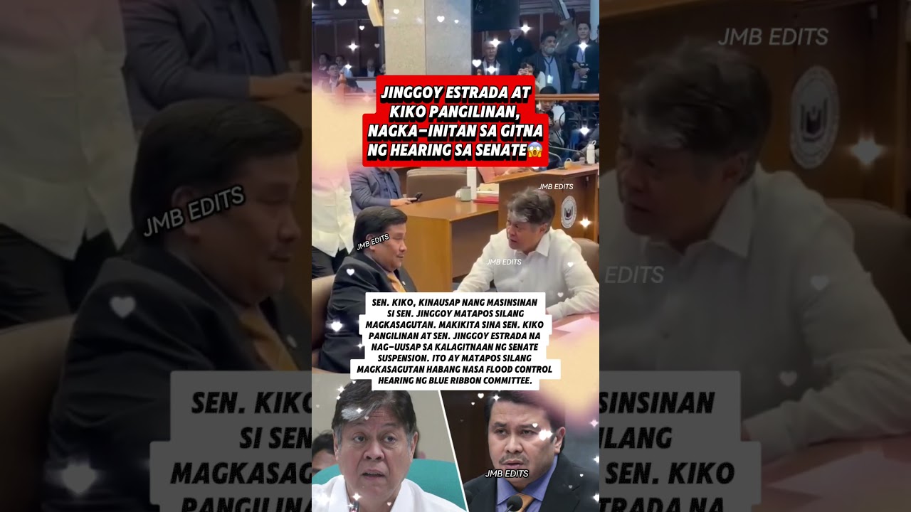 Jinggoy at Kiko nagka-initan😱#jinggoyestrada #kikopangilinan #floodcontrol #floodcontrolprojects