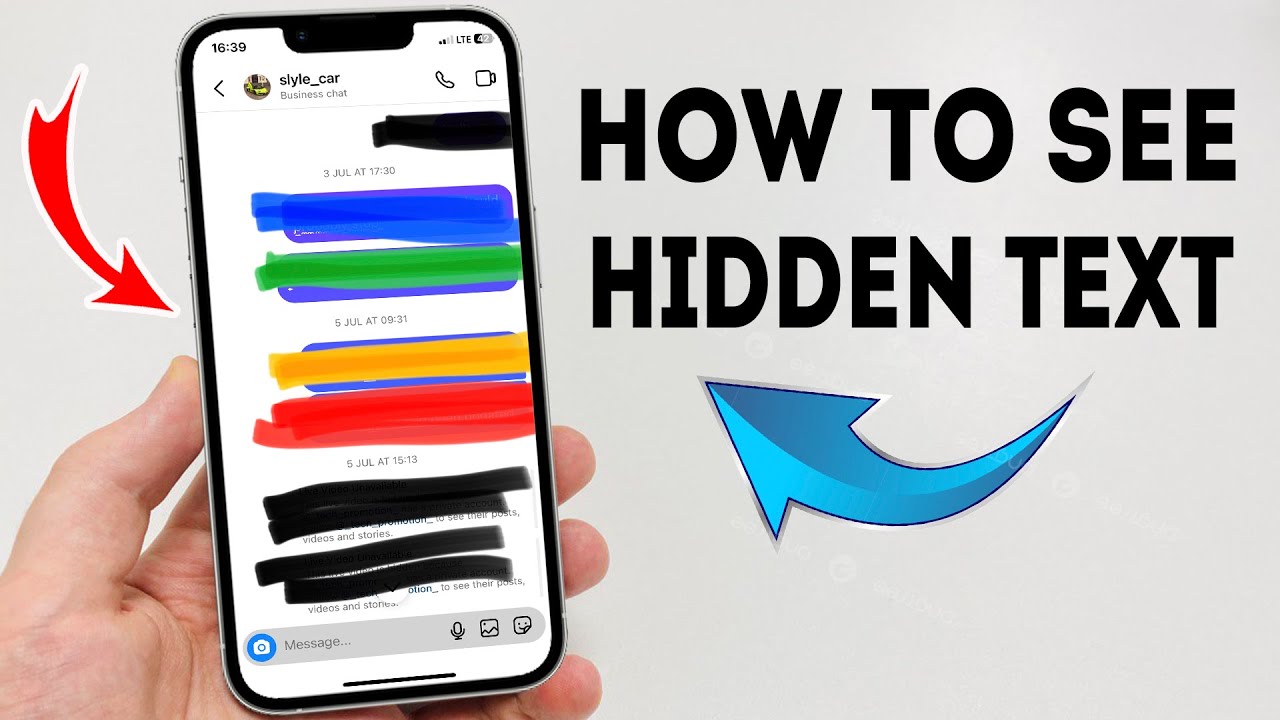How to See Hidden Text on Photo on iPhone