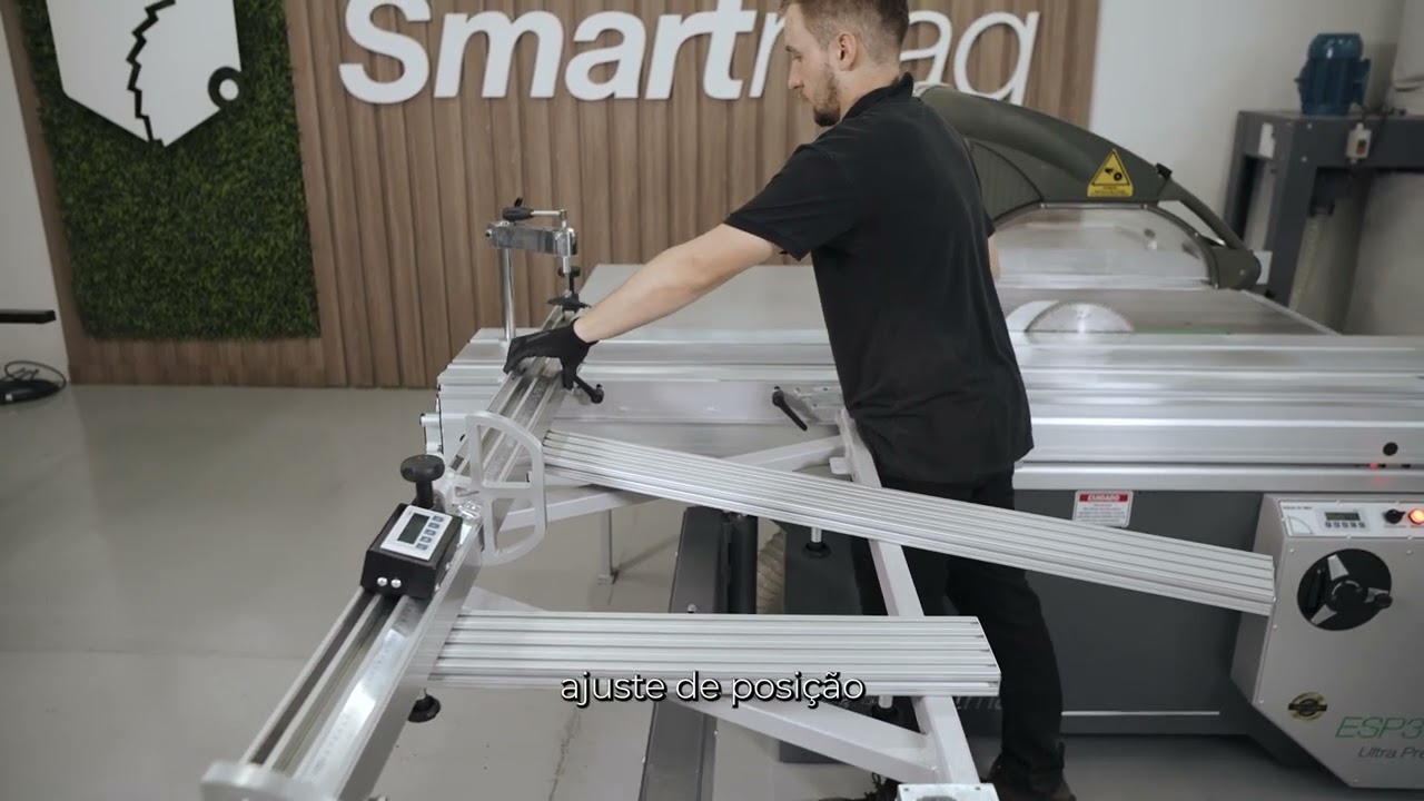 LANÇAMENTO! Esquadrejadeira de Precisão Smatmaq ESP3 Pró Ultra Precision 3.000mm!