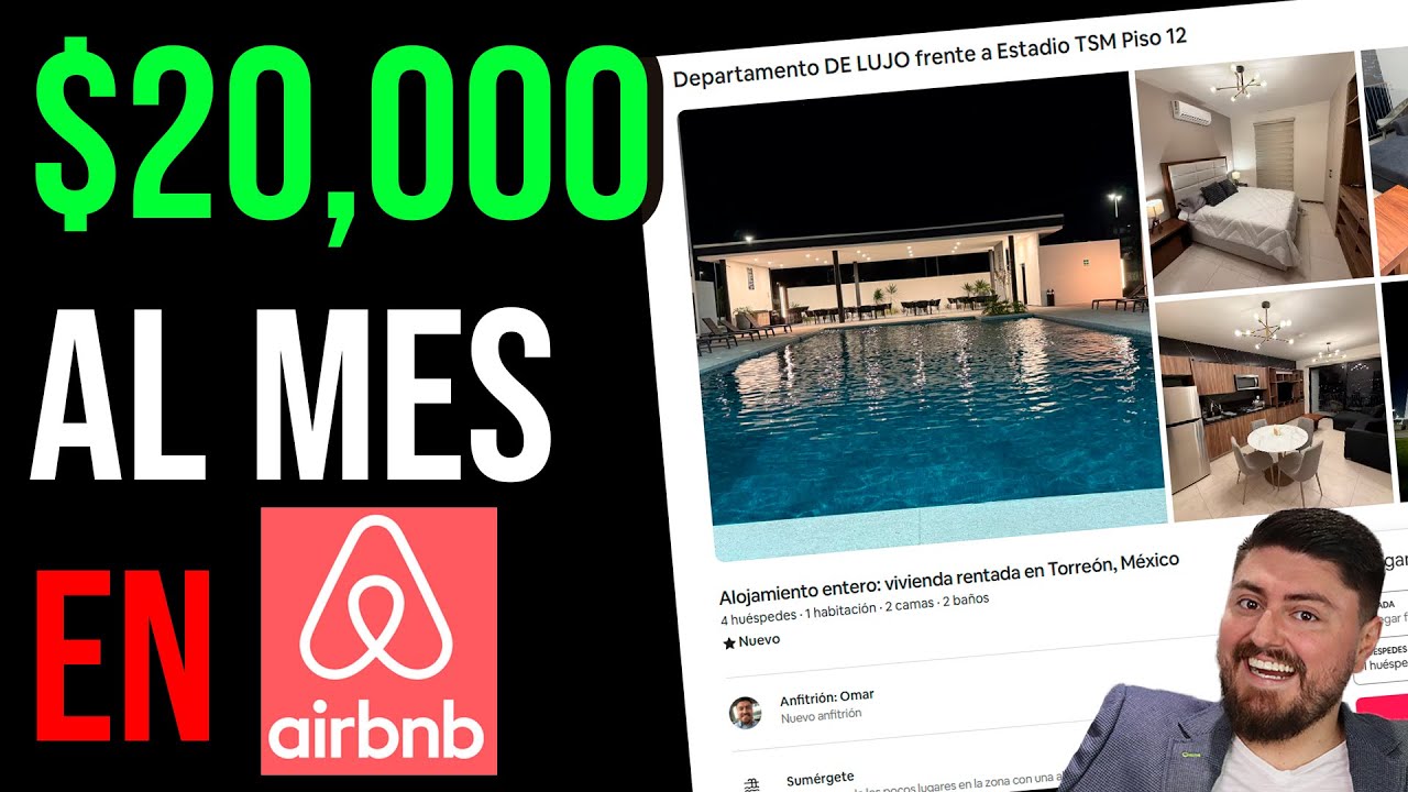 $20,000 MENSUALES con mi primer AIRBNB