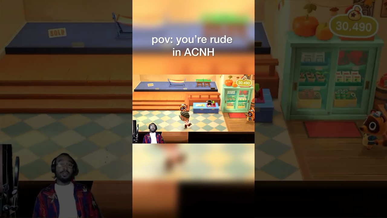 animal crossing thief | #shorts #acnh