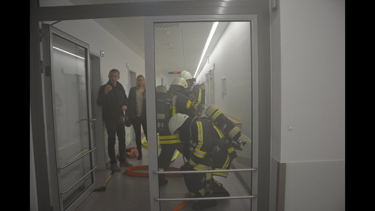 Großbrand im Bergmannsheil Bochum....zum Glück nur eine Übung