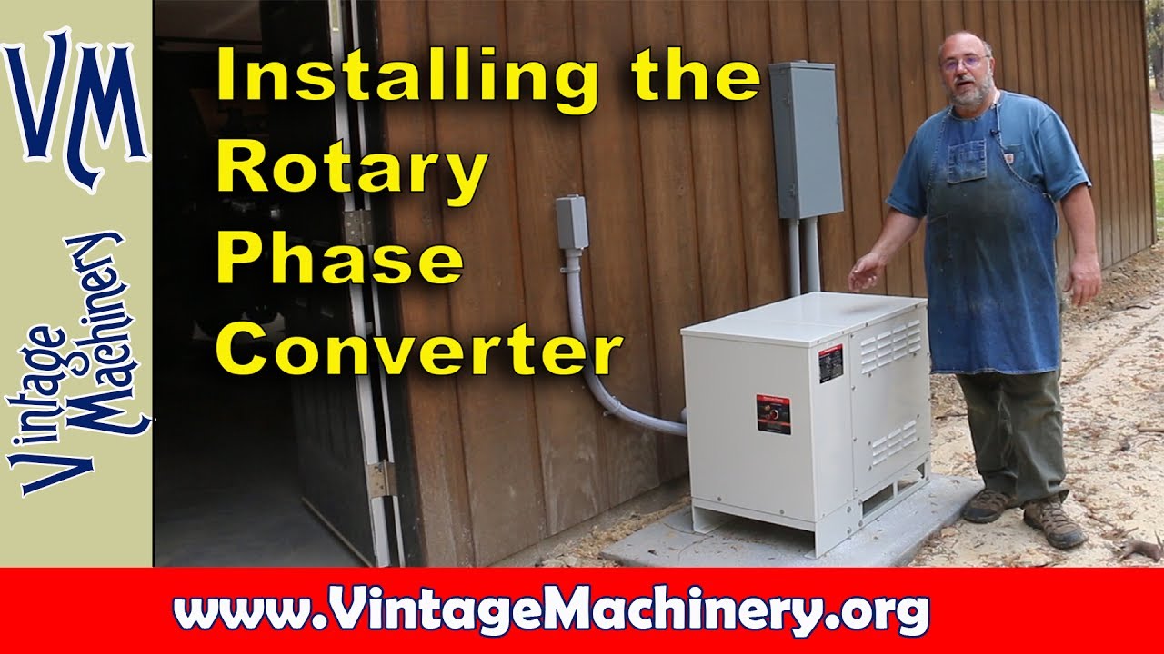 Electrical Work: Wiring for my American Rotary Phase Converter