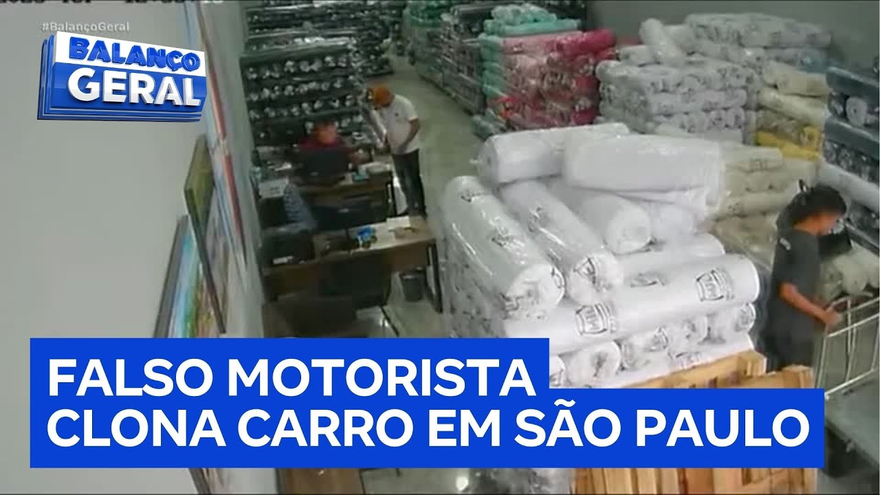 Falso entregador carrega o carro com mercadoria, cancela a corrida e foge com R$ 30 mil em tecidos