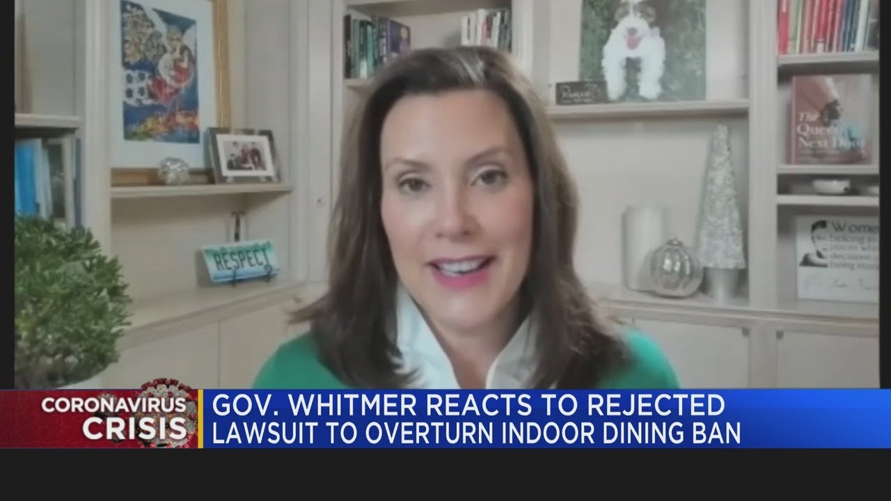 Whitmer responds to judge's ruling on ban on indoor dining