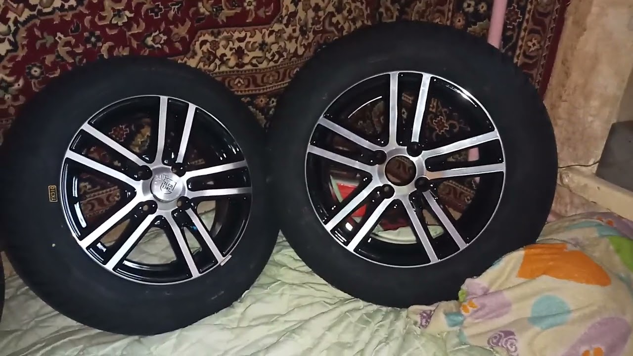 ДИСКИ TECH-LINE r14/4/100/ЦО 60.1мм.+ КАМА-БРИЗ r14/175/65(лето)