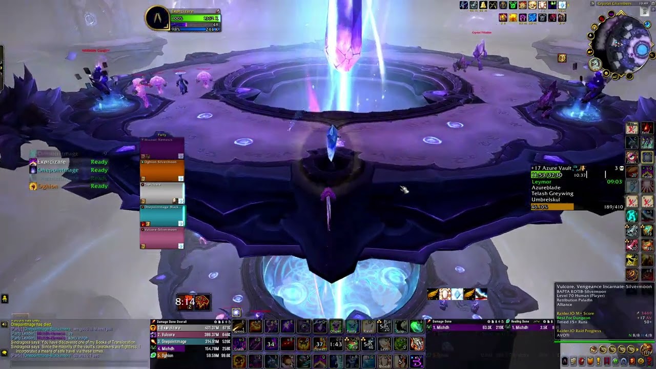 Retail WoW Dragonflight 10.2.7: Azure Vault 17 - Shadow Priest PoV (Season 4).