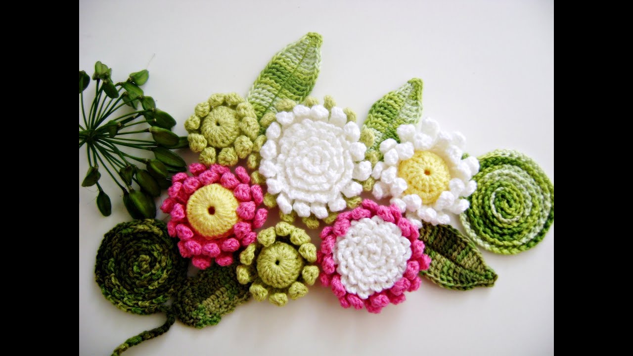 FLOR DE CROCHÊ VITORIA RÉGIA - FLORES EM CROCHE