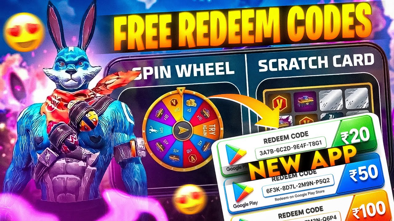 FREE REDEEM CODE🔥| 3 REDEEM CODES FREE | HOW TO GET GOOGLE PLAY STORE REDEEM CODES FREE✌️