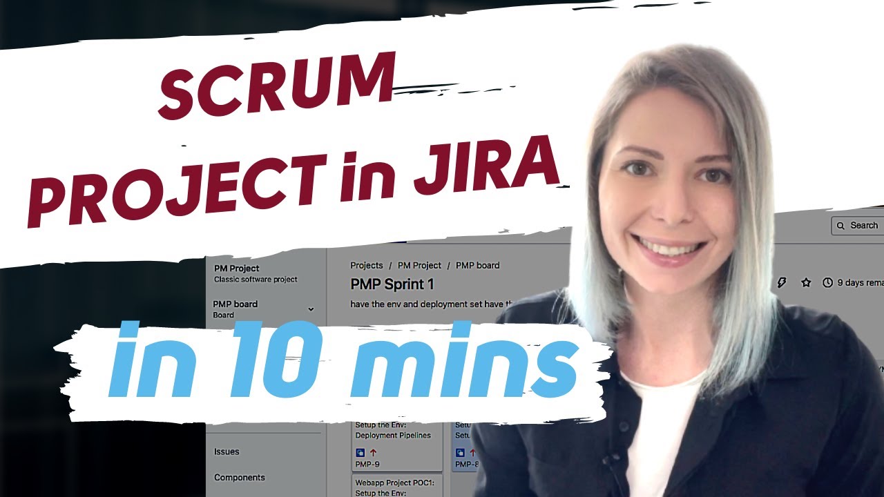JIRA - How To Setup A Scrum Project QUICKLY