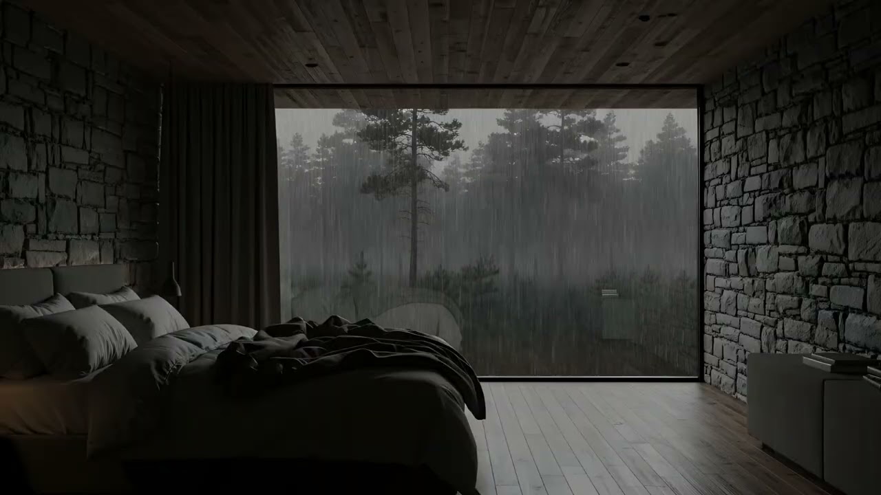 Soothing Rain Noise for Deep Sleep and Full Relaxation | Stress Relief Ambience to Calm Your Mind