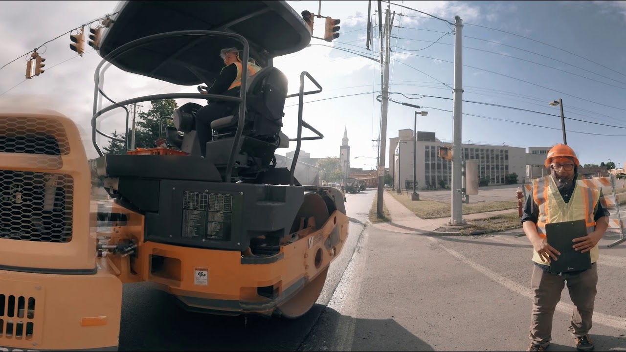 NYSDOT Paving Construction Zone in 360 - Virtual Reality