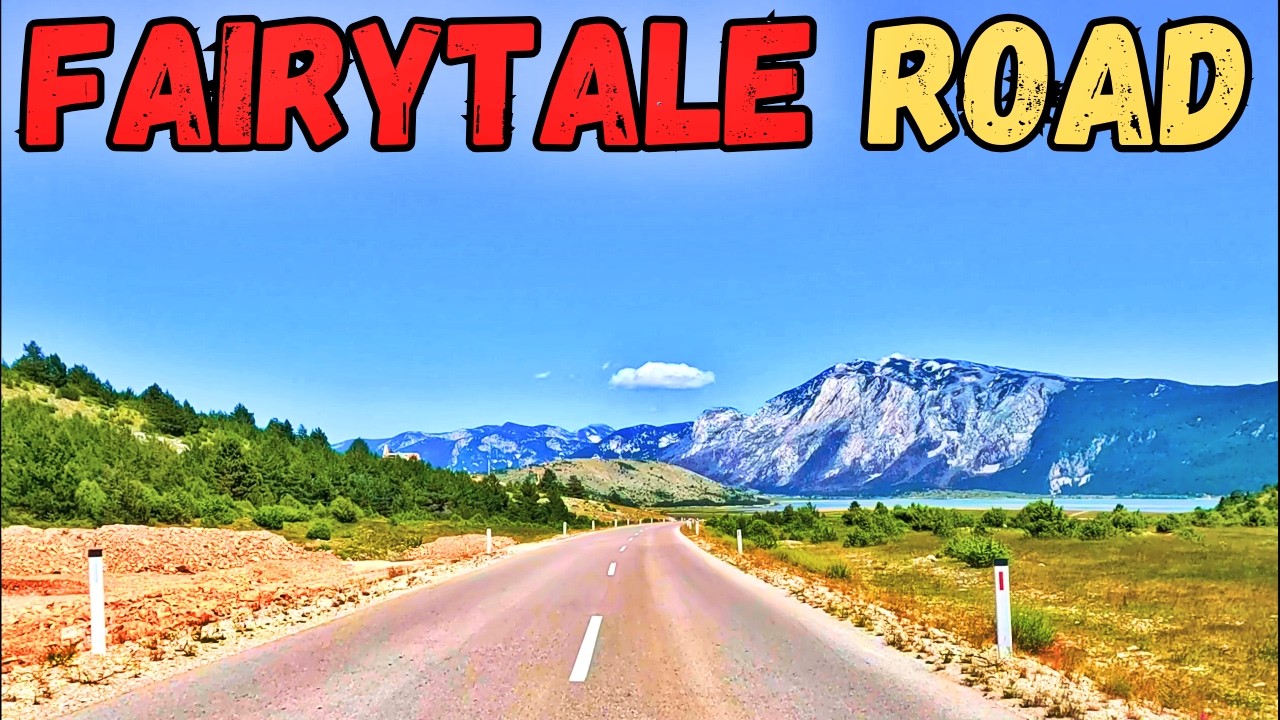 DASHCAM POV ROAD SHOW 4K  I  MOUNTAIN ROAD TO LAKE BLIDINJE  #asmr