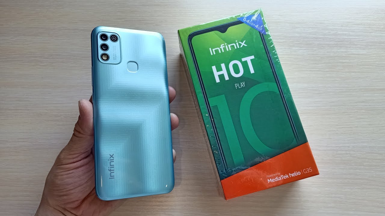 Infinix HOT 10 Play (X688B) 4/64Gb Unboxing 📦 Распаковка Infinix HOT 10 Play