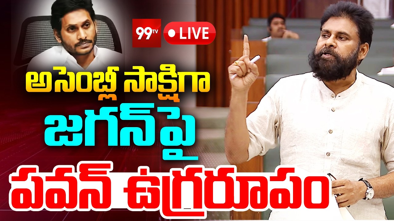 Pawna Kalyan Fires On YS Jagan : అసెంబ్లీ సాక్షిగా జగన్ పై పవన్ ఉగ్రరూపం || 99TV