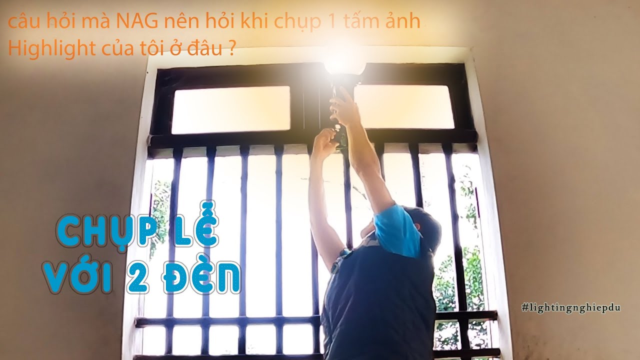 Chụp LỄ CƯỚI với 2 đèn (p2)