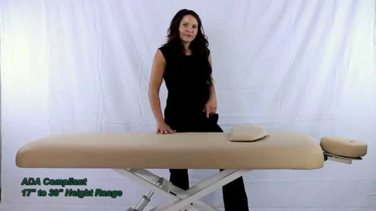 Electric Massage Table Demo from Spa Luxe