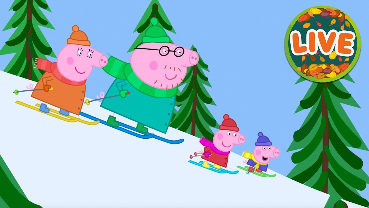 ❄️ Peppa Pig’s BIG Christmas Adventures LIVE! 🎁🎄| English Full Episodes | Holiday & Travel Days Out