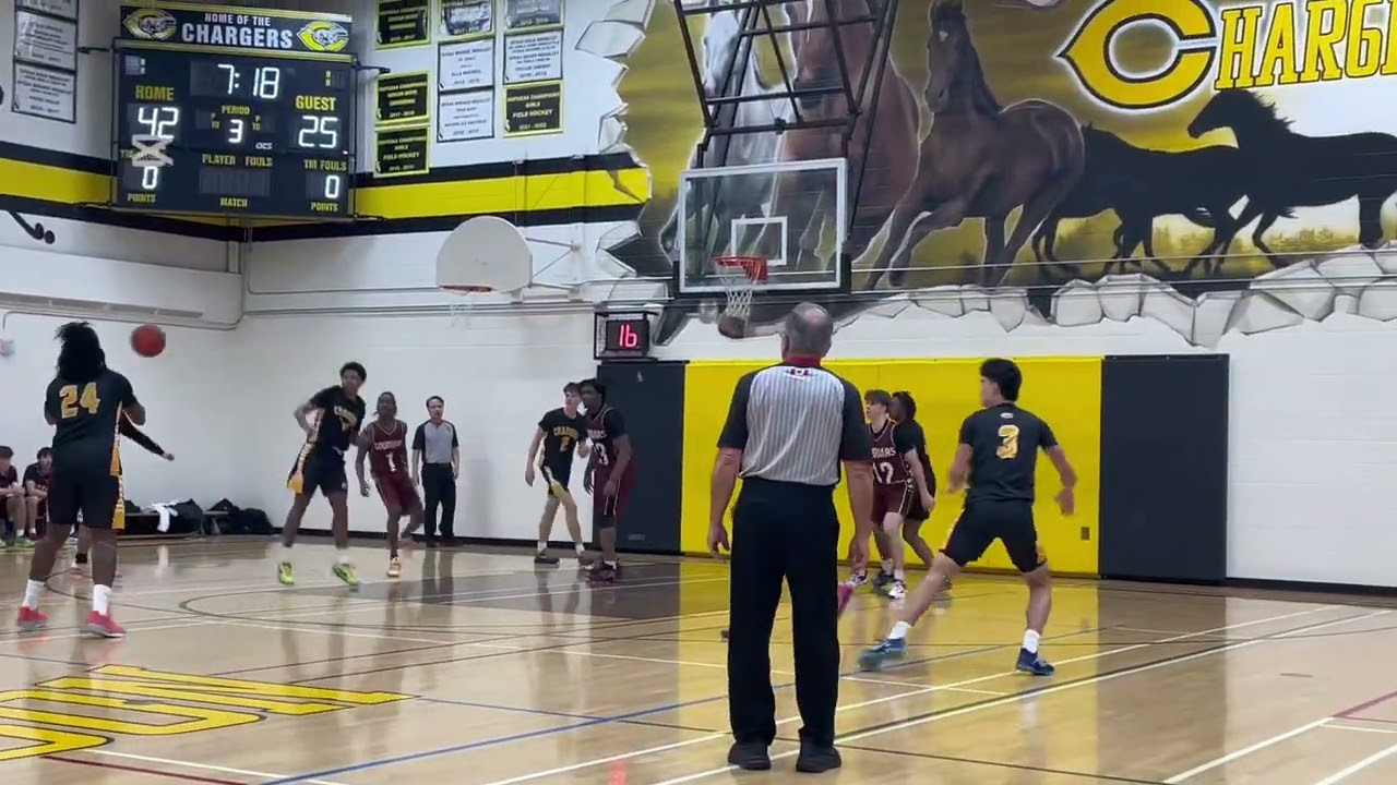 Clarkson Chargers Vs Ste Famile Senior Boys Basketball 🏀 