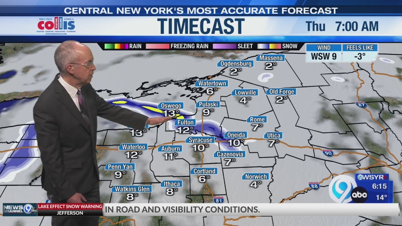 Storm Team Forecast: 6 pm Wednesday January 28th