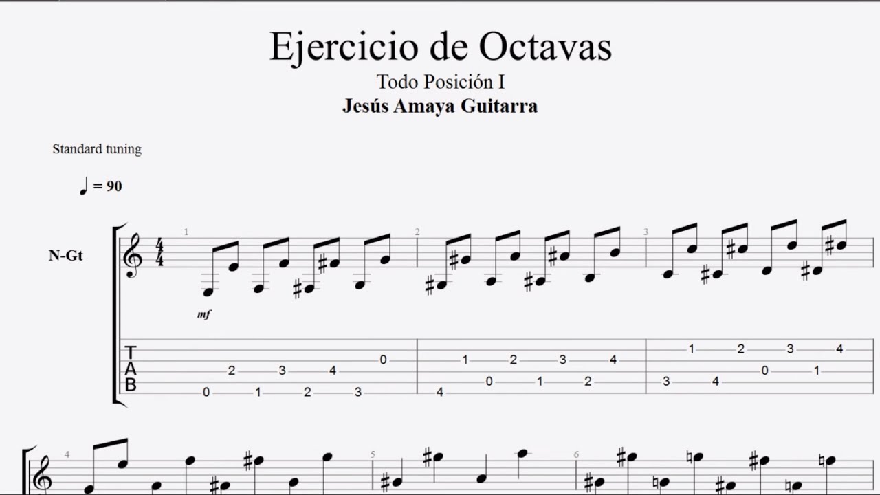 Ejercicio de Octavas (tutorial) por Jesús Amaya...