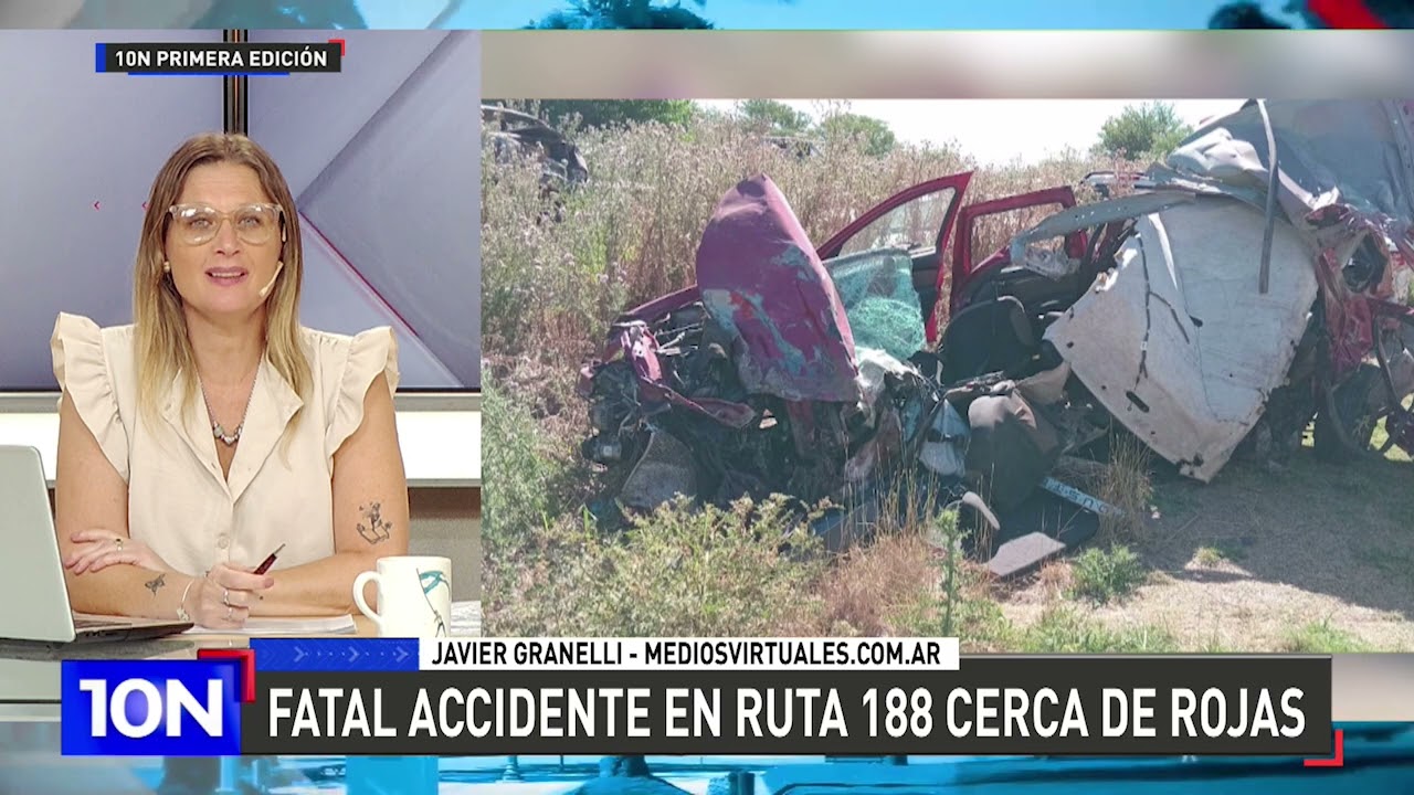 ACCIDENTE FATAL EN RUTA 188 🚨