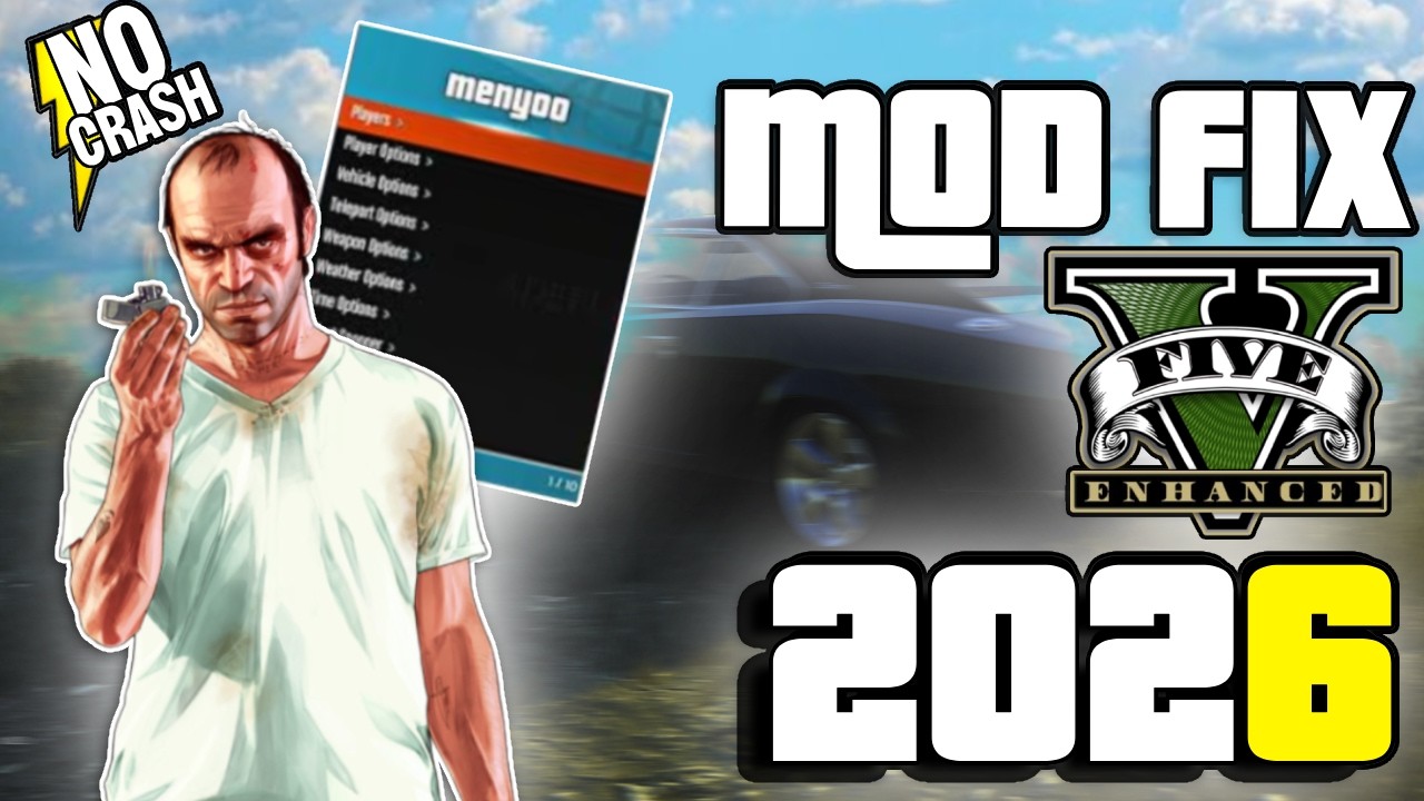GTA 5 Enhanced Mod Crash Fix (2026) | Script Hook V & Menyoo Working