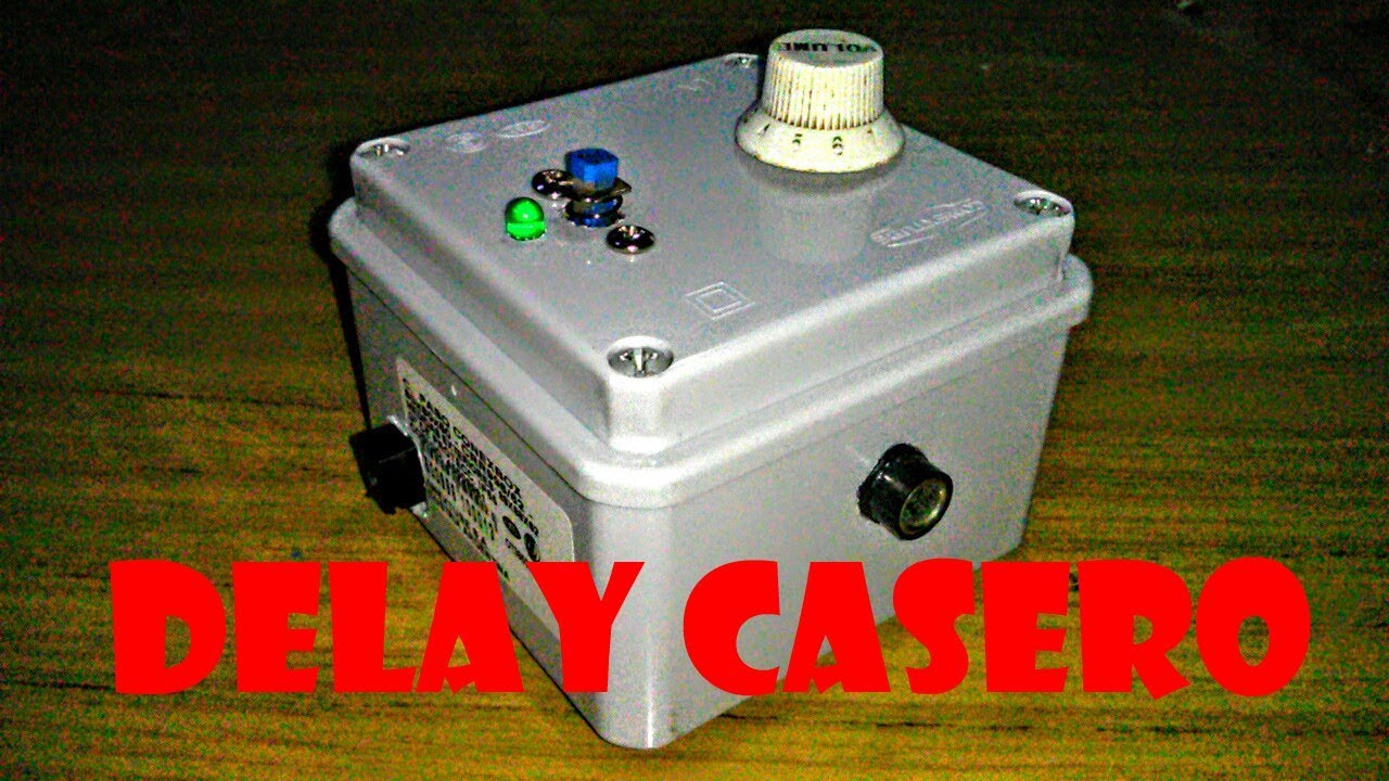COMO HACER PEDAL DELAY CASERO PARA GUITARRA (con dvd reciclado)  home delay pedal