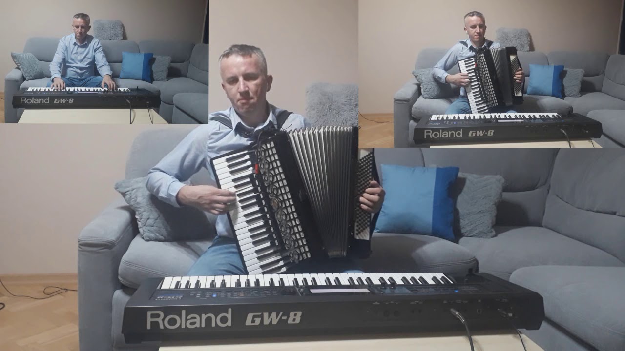 Polka tradycyjna Husia susia - Antek na harmonii gra (muzyka biesiadna, folk music)