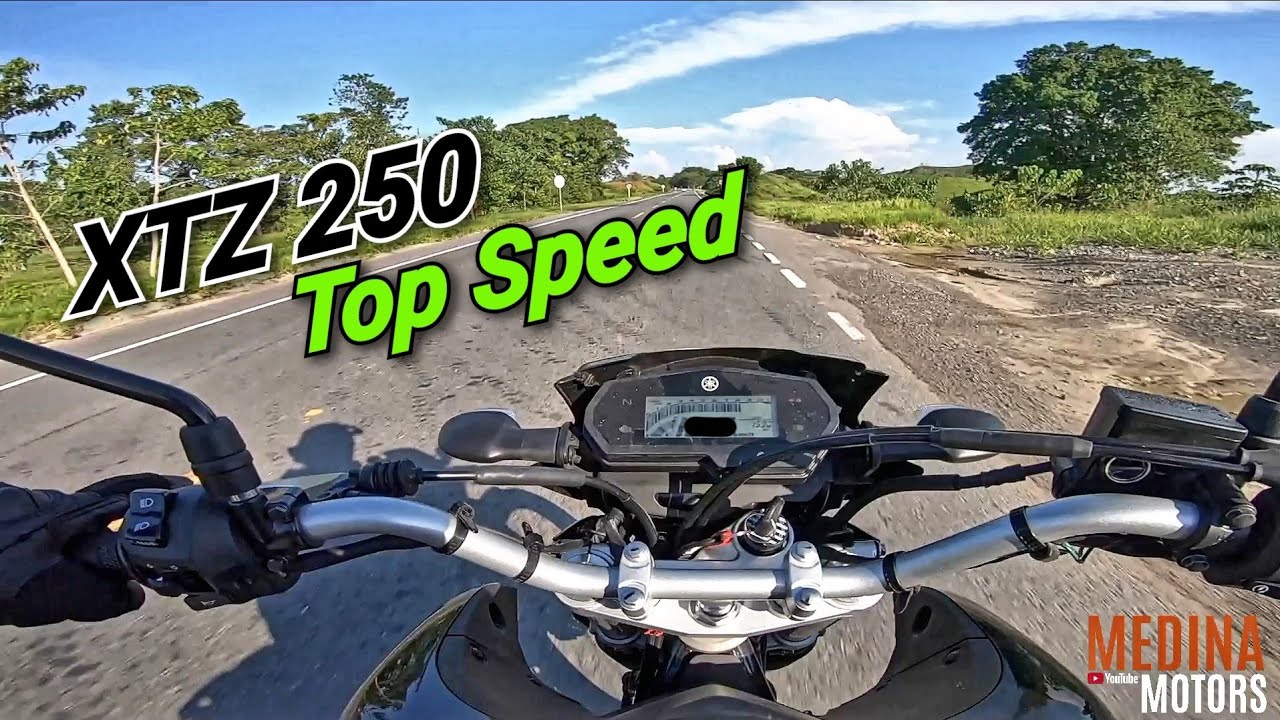 Yamaha XTZ 250 Top Speed 🔥🔥| Medina Motors