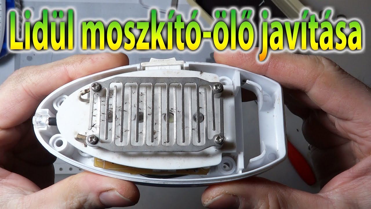 LIDL 🦟 szúnyogkiller UV LED cserék + 💥 nem várt robbantás és újragyógyítás