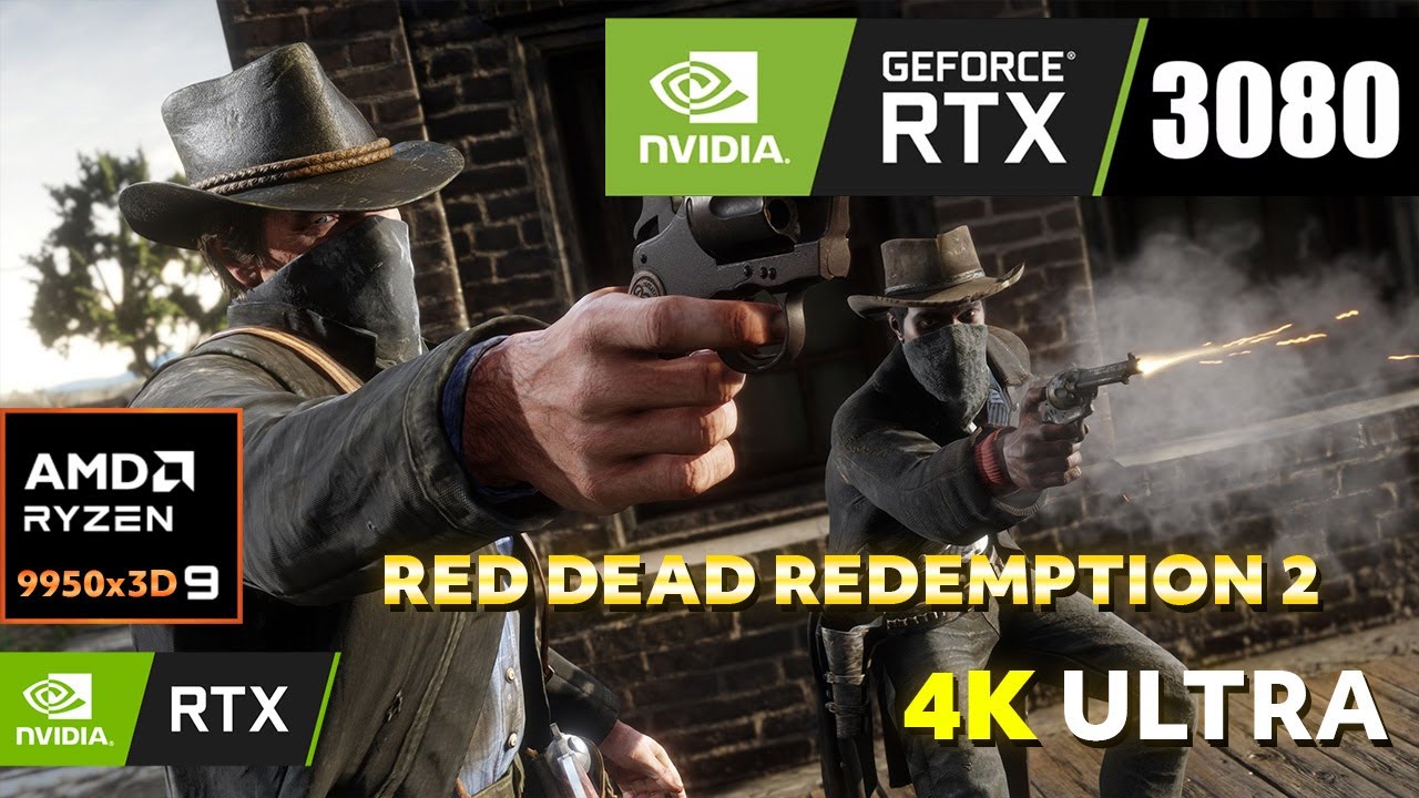 Red Dead Redemption 2 | DLSS vs MSAA Benchmark | 1080p & 4K Ultra | RTX 3080 + Ryzen 9 9950X3D