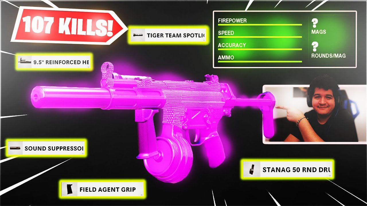 these SPECIAL ATTACHMENTS make MP5 OVERPOWERED... 😍 (Black Ops Cold War Best MP5 Class Setup)
