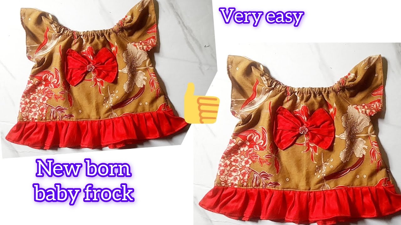 New born baby frock cutting and stitching  baby jhabla cutting and stitching