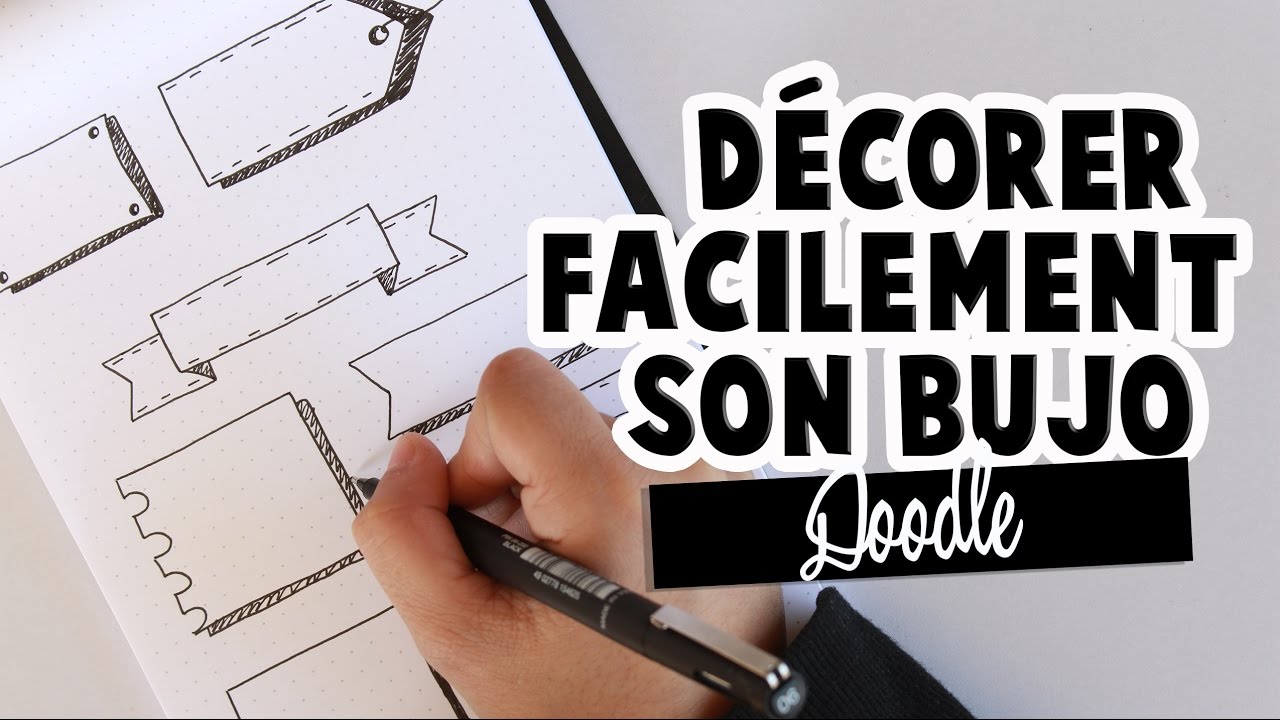 Comment faire de beaux encadrés faciles et pratiques dans son bujo ? ✒️  ⎮  Doodle #1