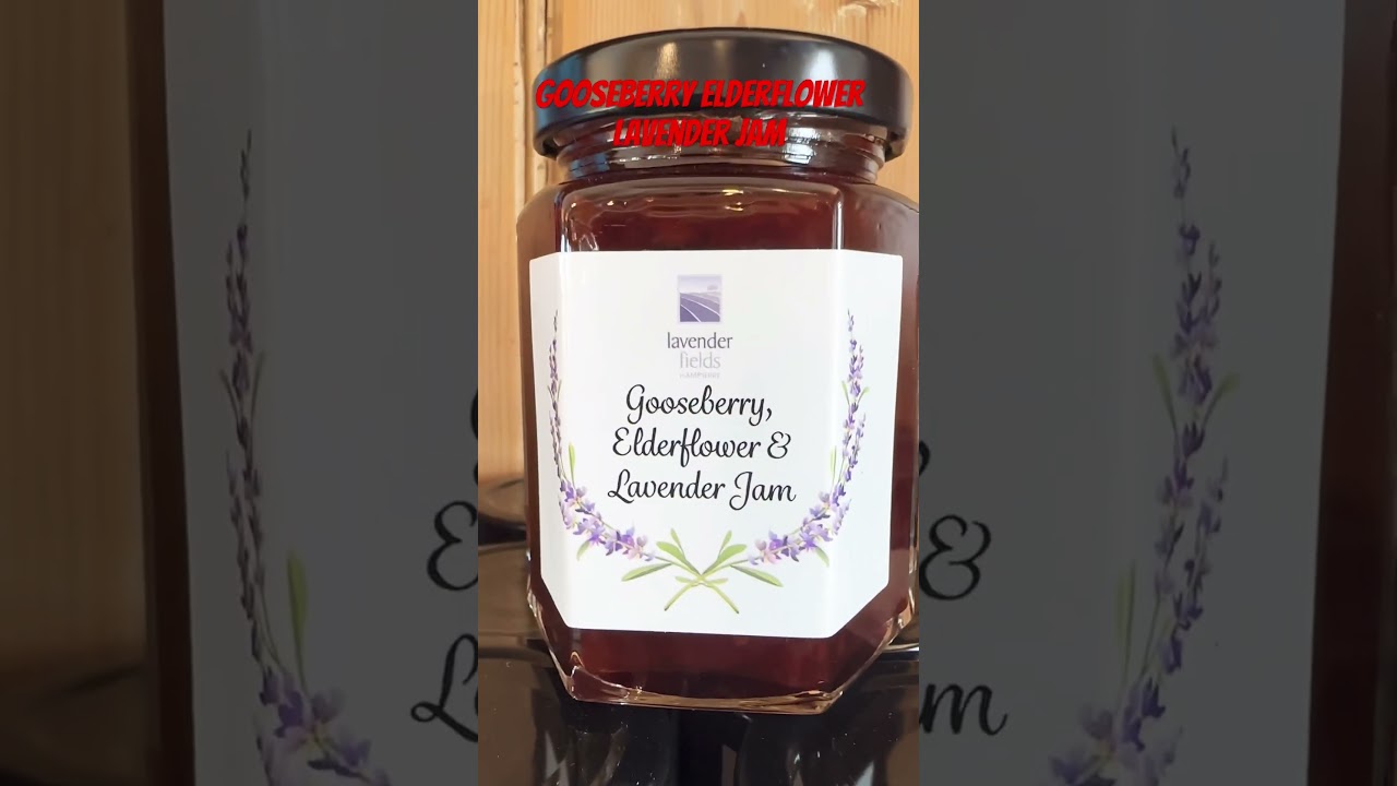Gooseberry elderflower lavender jam #trendingvideo #food #foodvideos #trending #foodvideos #virals