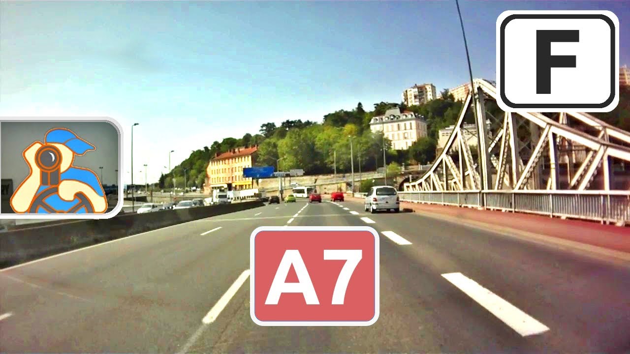France. A7. Autoroute de Soleil. [ Lyon - ✕ Vienne ]