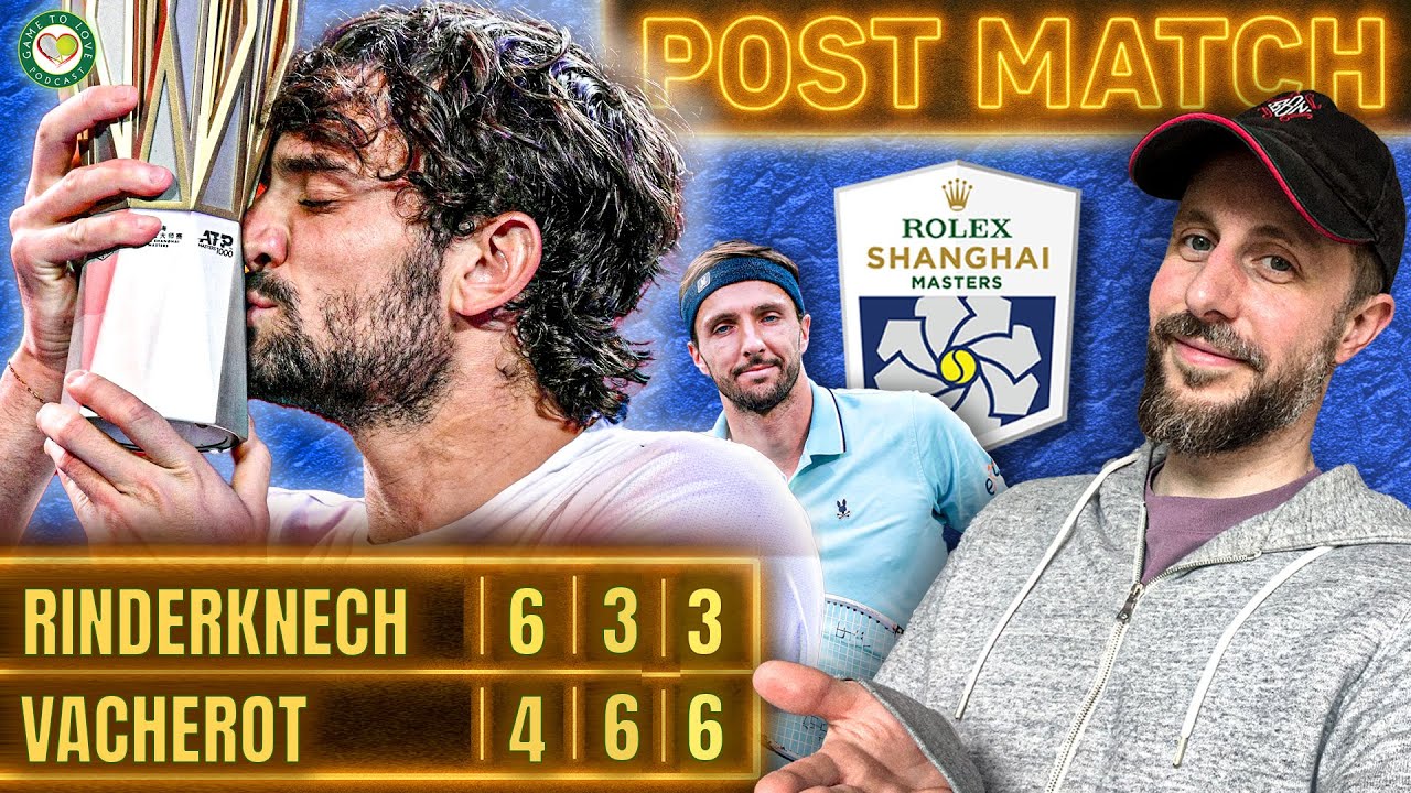 Vacherot WINS Shanghai Masters 2025 🏆 Defeats cousin Rinderknech 🥹  Post Match Reaction