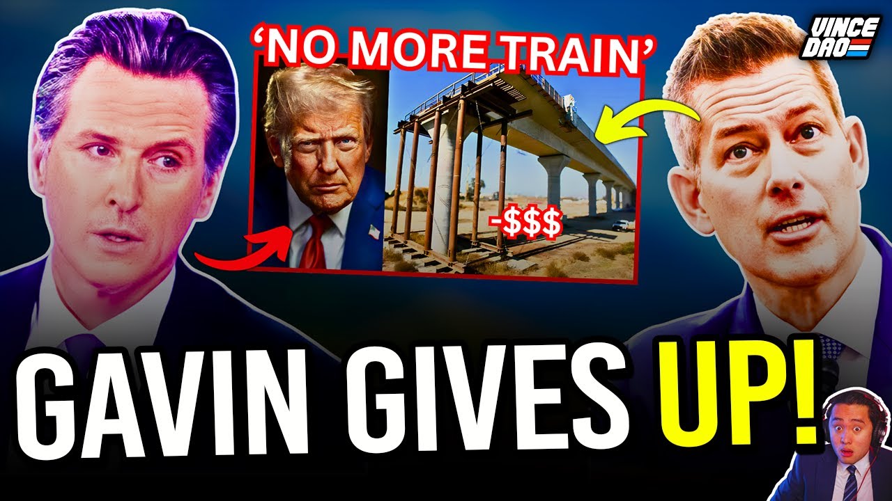 Gavin Newsom SURRENDERS to Trump as Infrastructure Funding Battle Ends in Humiliating Defeat