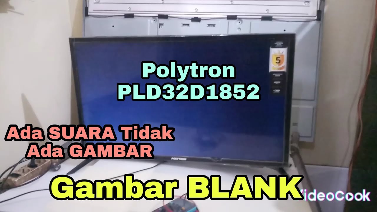 Tv Led Polytron Gambar Blank || Tv Led Polytron PLD32D1852 Gambar Blank