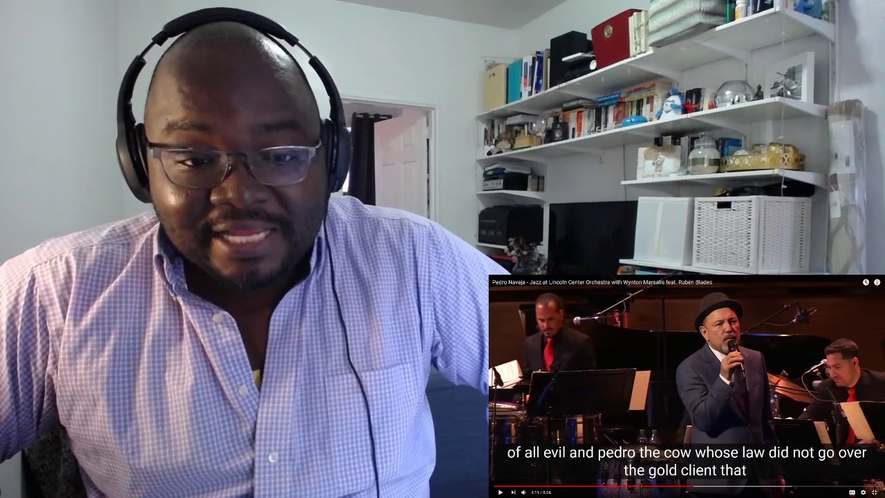 Rubén Blades  feat. Wynton Marsalis -  Pedro Navaja Jazz at Lincoln Center Music Video REACTION!!!!