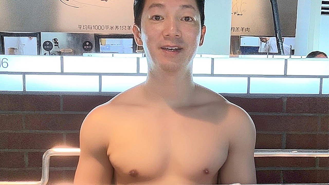 🔥 상하이에서 상의 탈의하고 양꼬치 먹기 | Shirtless mukbang