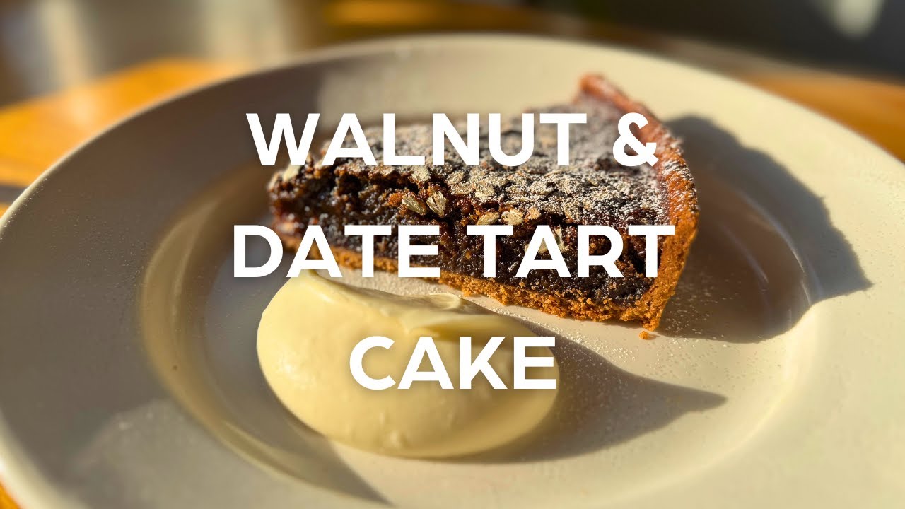Date & Walnut Tart - Cake or Tart?