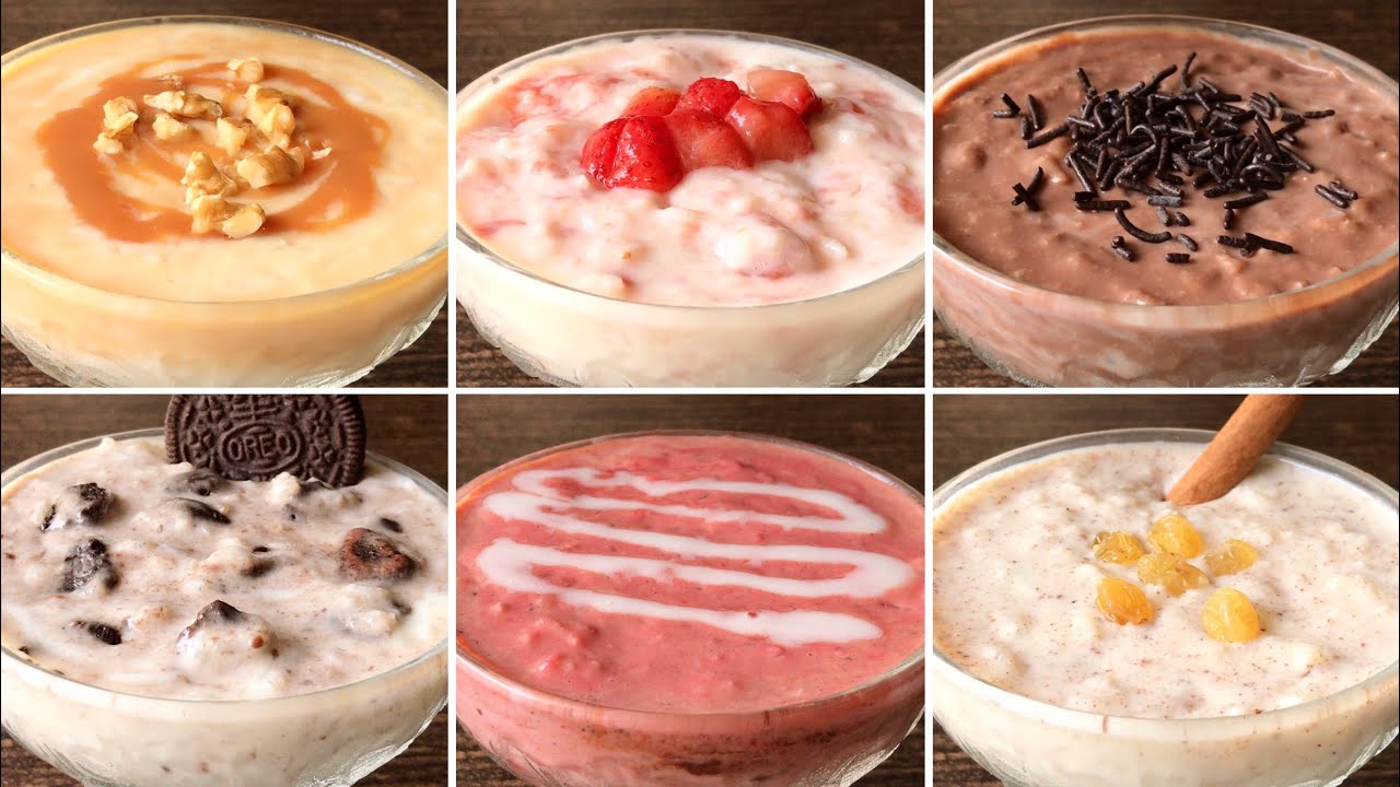 Rice Pudding 6 Ways | Em's Kitchen
